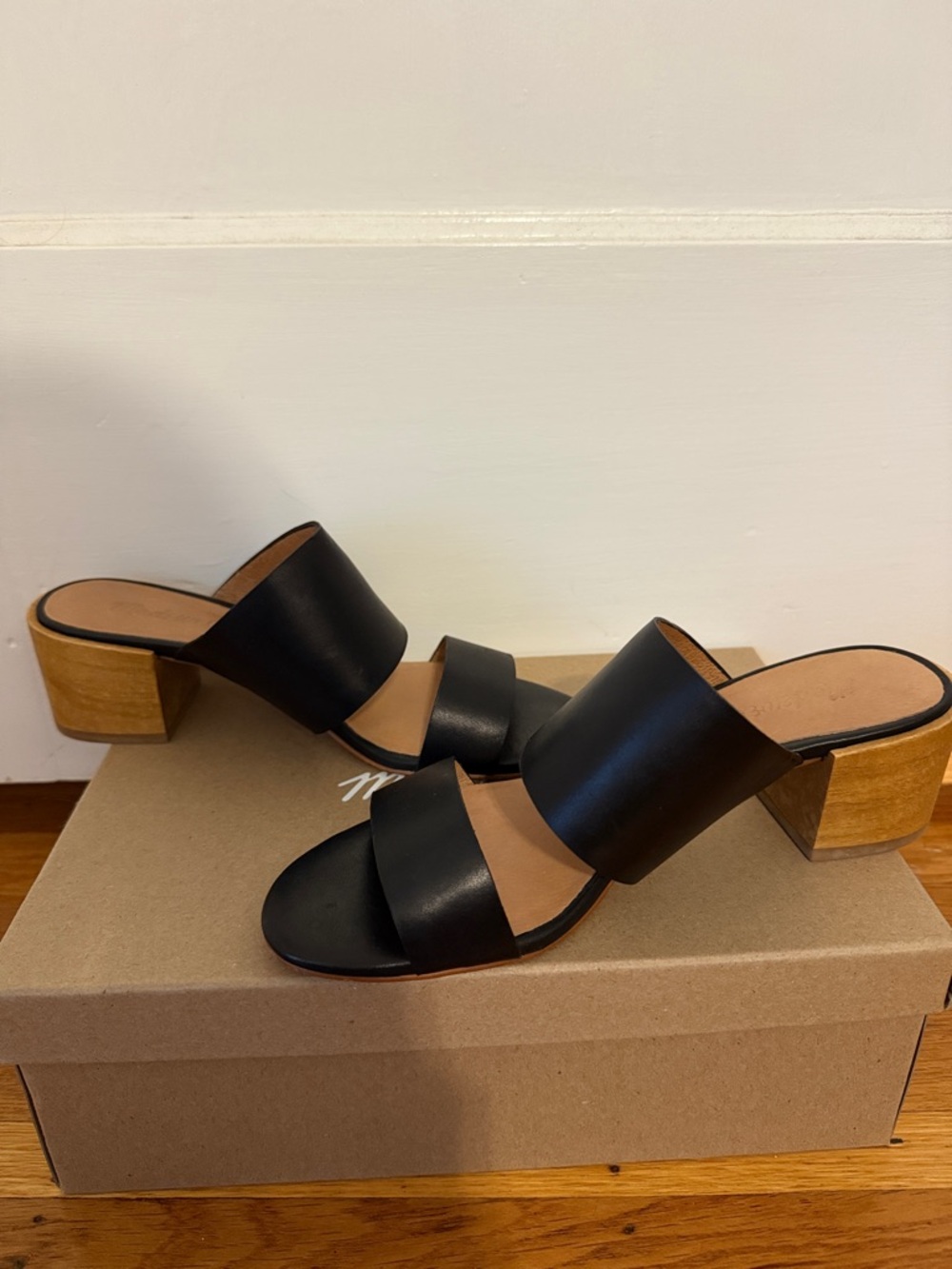 Madewell double strap mules size 7.5